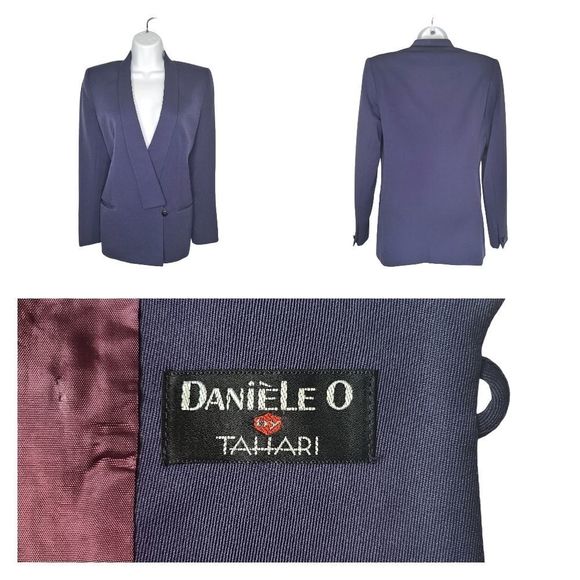 Tahari Jackets & Blazers - Daniele O by Tahari Structured Plum Purple Blazer
